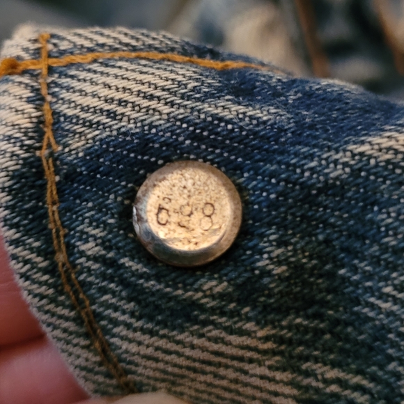 Levis trucker jacket vintage with military NAF patch. - Picture 2 of 5